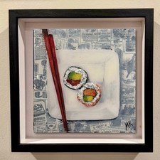 Stampa epossidica resina sushi