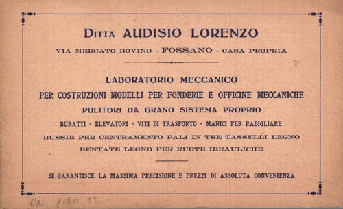 Cuneo fossano audisio lorenzo - cuneo,