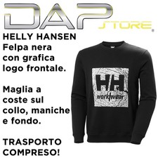 HELLY HANSEN - Felpa nera con