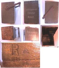 CASSETTA TEDESCA EDISONSAMMLER ZUBEHOR WEHRMACHT 1935 WW2 ACCESSORI BATTERIA