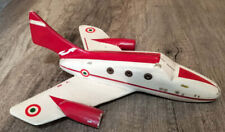 VECCHIO MODELLO AEREO IN LEGNO VERNICIATO - GIOCATTOLO D'EPOCA - Lung: 27cm