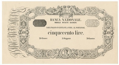 500 lire prova uniface - prova,