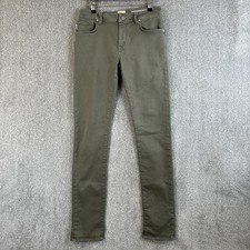 Jeans Tramarossa uomo W 32 L 34 pantalone verde slim skinny gamba 24:7