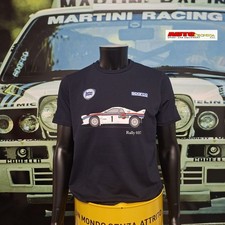 T-SHIRT MANICHE CORTE BLU