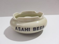 POSACENERE CERAMICA BIRRA ASAHI BEER VINTAGE DIAMETRO 11 CM RARISSIMO