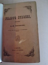 Libro - NICCOLINI Giovanni Battista - FILIPPO STROZZI.