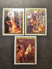 Timbro Mali Quadri Natale