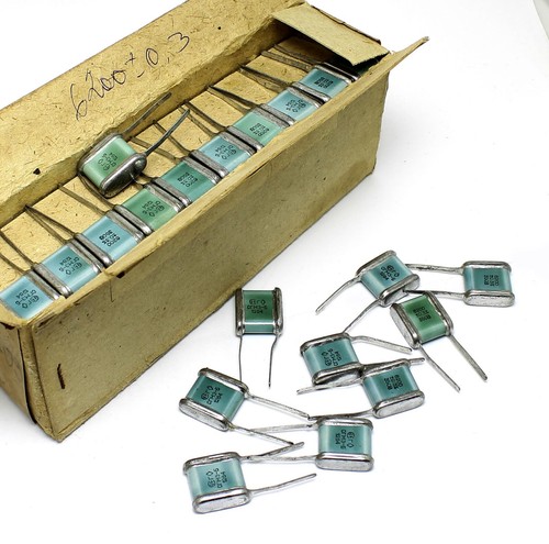 14pz condensatori mica - 14pz, argento