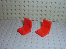 Siege LEGO TRAIN Red minifig seat 4079 / Set 7893 4511 4554 6597 10159 7997 4561