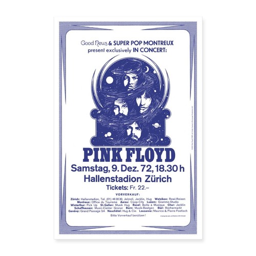 Poster concerto pink floyd - pink,