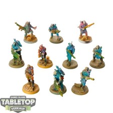 Genestealer Cults - 10x ibridi neofiti - parzialmente dipinti