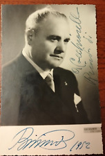 1952 FOTOGRAFIA CON DEDICA AUTOGRAFA TENORE BENIAMINO GIGLI