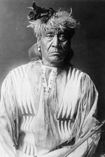 Nuova foto 5x7 nativi americani: frusta rossa, tribù indiana nordamericana Atsina