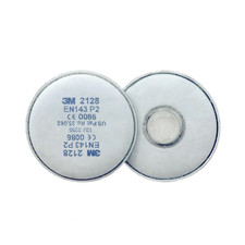 Filtri 3M 2128 P2R per Maschera Adatto a Polveri e Vapori Confezione da 1 paio