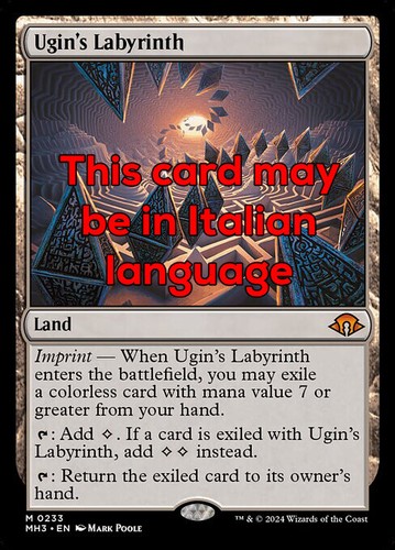 Mtg ugin labyrinth exc - labyrinth,