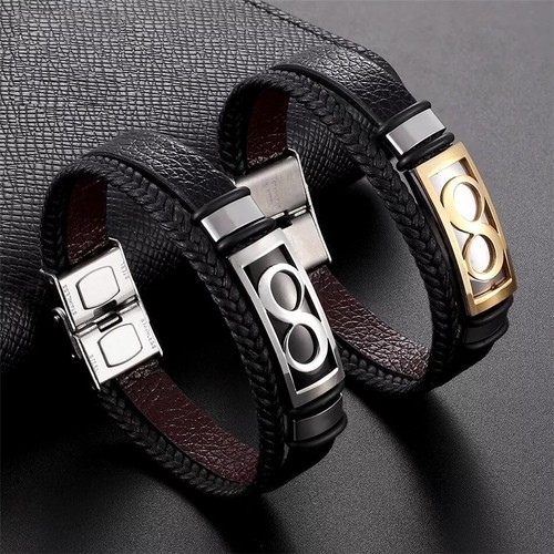 Bracciale unisex acciaio e - bracciale,