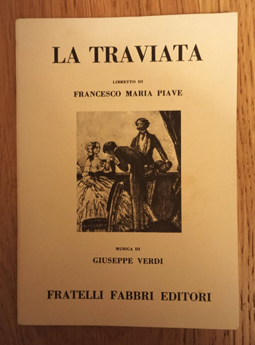 Libretto traviata f m - libretto, f.m