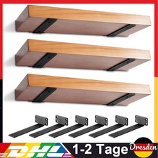 6 x Supporto per Scaffale Invisibile Supporto per Scaffale Carico Pesante L Angolo per Scaffale Montaggio a Parete.