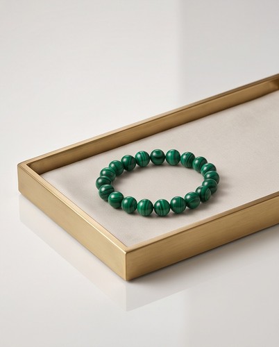 Bracciale elastico con - , perle