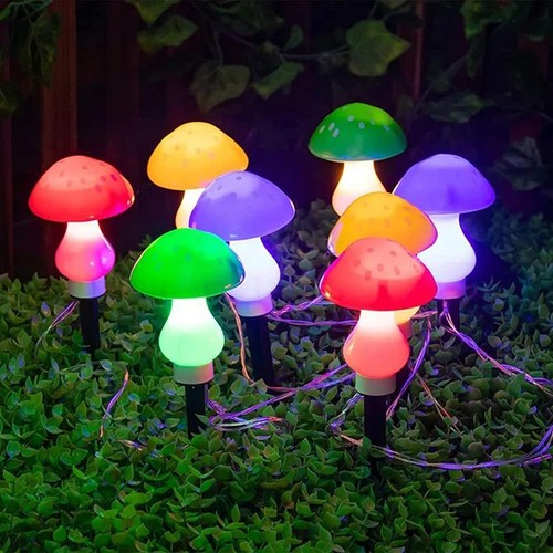 Luci fungo led solari con - luci, a