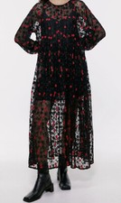 ZARA £59,99 Abito midi nero