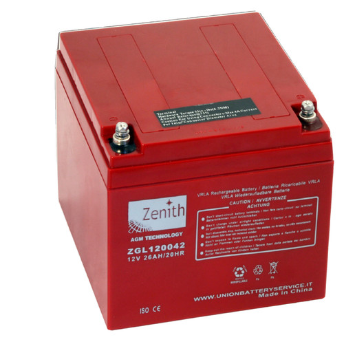 Batteria 26a 12v agm zenith - 12v,