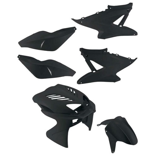 Fairing black sharp style 7pcs - fairing,