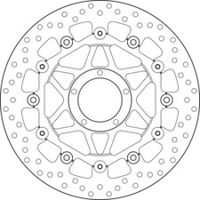 BREMBO Disco de freno flotante