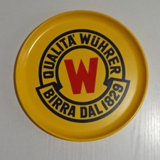 Birra Wuhrer Vassoio Crippa Milano Anni 70 Cm 27 In Plastica  Usato  L773