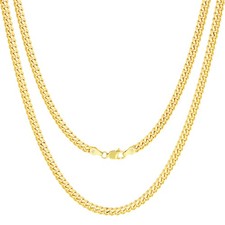 14K Oro Giallo Massiccio 4mm