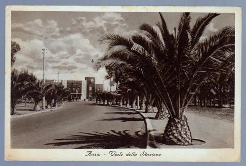 Anzio roma cartolina viale - anzio,