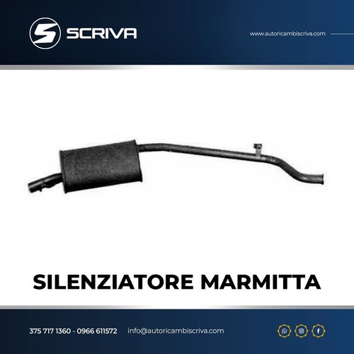 Marmitta silenziatore - marmitta,