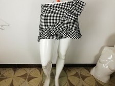 SHORT PANTALONCINI MINIGONNA ZARA DONNA TAGLIA S COLORE QUADRETTI 