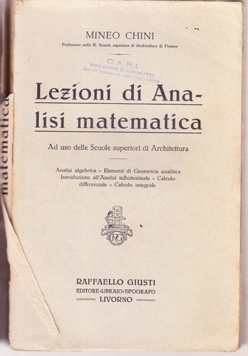 Lezioni analisi matematica - analisi,