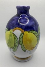 il Limoncello di Positano bottiglia vuota fatta a mano dipinta a mano italia cucina deco