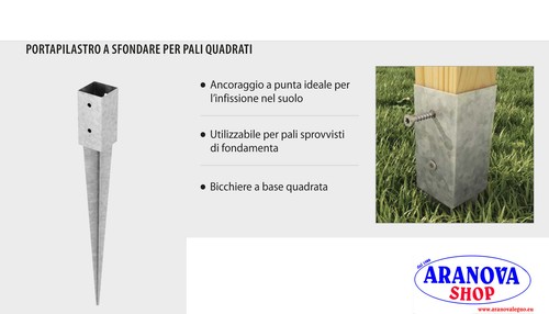 Portapilastro sfondare su - a,
