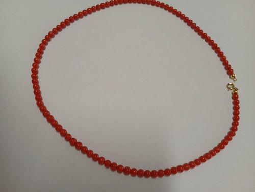 Collana oro corallo di - collana,