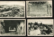 CARTOLINAE - MILITARI COLONIALI - MONTE SAN MICHELE - TRINCEA AUSTRIACA -