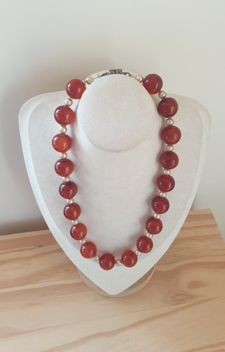 Collana antica perle - collana, bachelite