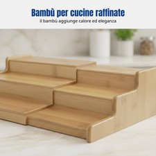 Portaspezie in bambù a 3