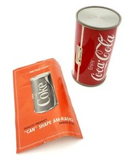 Radio d'epoca Coca-Cola Enjoy Coca-Cola Can AM a transistor originale con istruzioni NOS