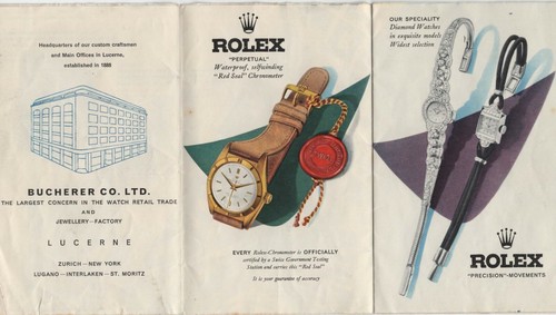Rolex bucherer ltd -  rolex,