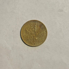 Lire 20 del 1957 da collezione Italia