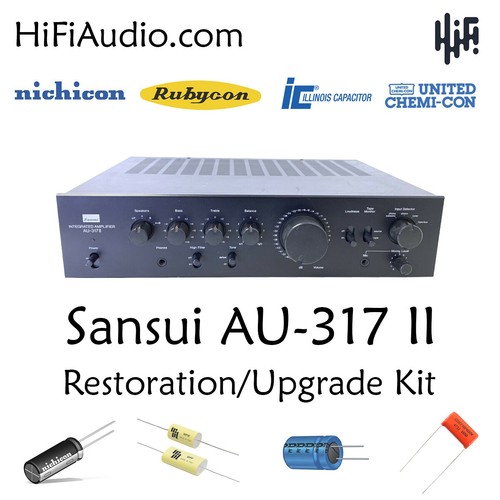 Sansui 317 ricostruzione - sansui, au-317