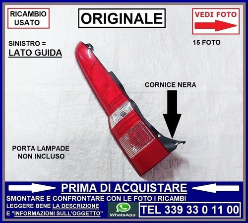 Fanale faro posteriore - faro,