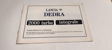 Uso e manutenzione - Lancia