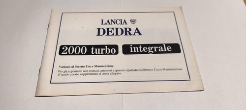 Use and maintenance lancia - use,