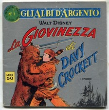 [535] ALBI D ARGENTO DAVY CROCKETT ed. Mondadori 1957 Serie completa da 1 a 12 s