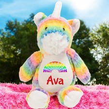 Peluche Unicorno Arcobaleno