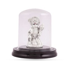 Lord Hanuman Idol in argento
